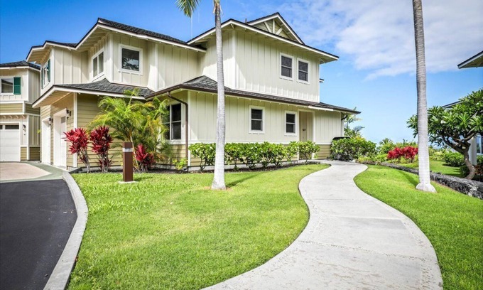 Kahaluu Bay House | Na Hale O'Keauhou Townhome K-6 - Free Wifi, AC & Ocean View