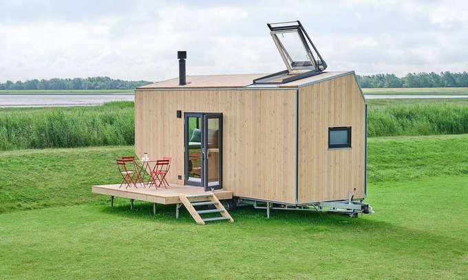 Wangerland House | Nachhaltig & Klimaneutral Übernachten im Green Tiny House Pioneer mit Meerblick