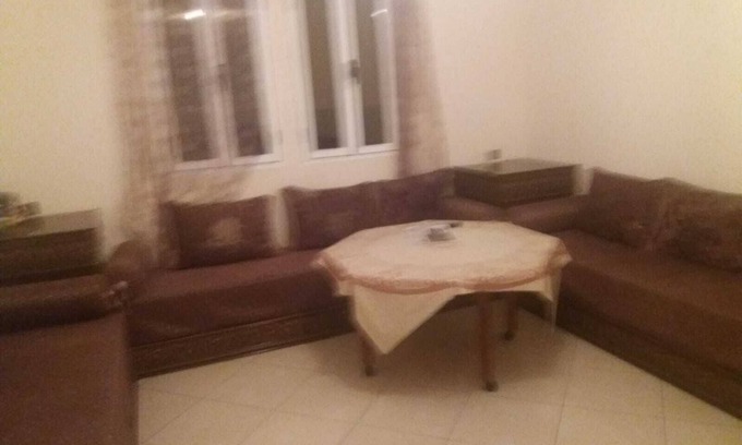 Nador House | nador segangan ihadadane apartment fully equipped kitchen living room next to nad station