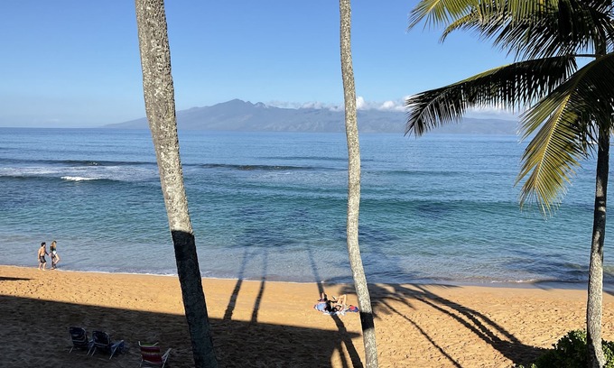 Napili Apartment | Napili Bay Perfection #201, Top Floor, Corner Unit, On The Beach! Specials!