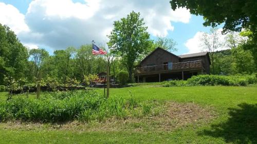 Springwater Ski Chalet | Naples Mountain View Cabin, Lower Cabin, amazing mountain views, hot tub, wood stove!