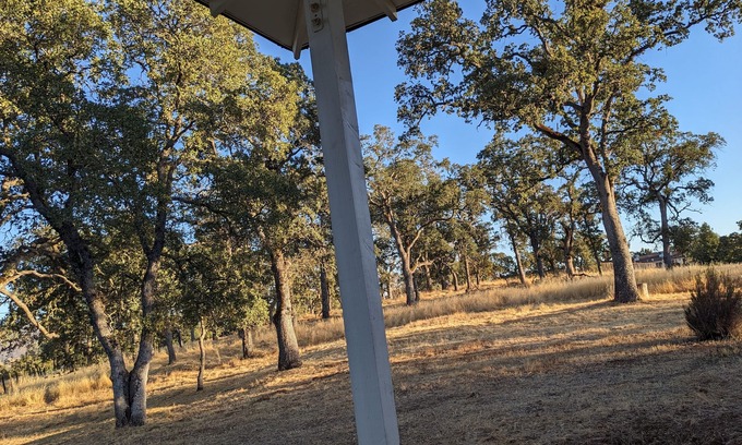 Valley Springs House | Natural clay tennis court 80 acres near Hogan lake.