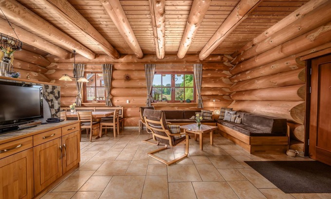 Tragweis Apartment | Natural log house Morgensonne - Heumann's log houses by the forest