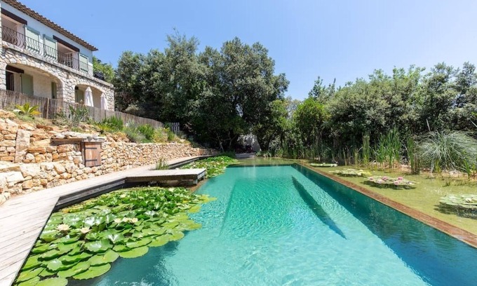 Grasse Villa | Natural Pool - View of French Rivera - Nightly rates reduced for Summer 2025