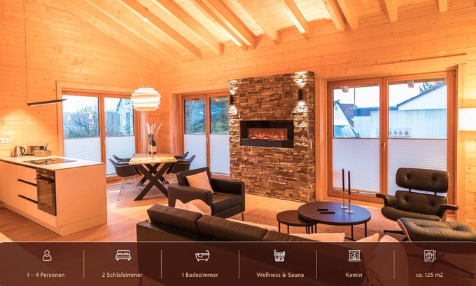 Steinborn Ski Chalet | Nature and luxury in the Volcanic Eifel for the whole family (including pets)