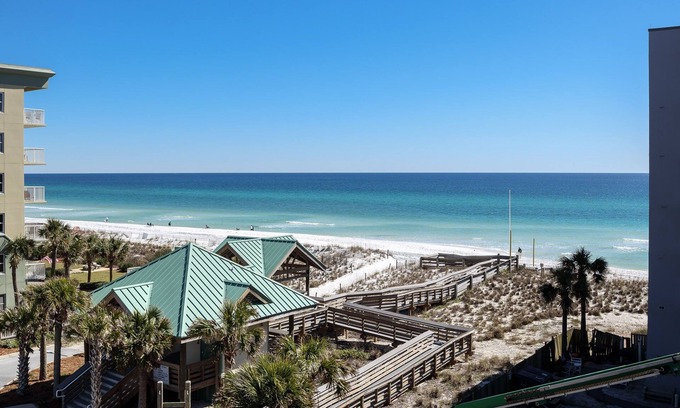Fort Walton Beach Condo | Nautilus 2510 Gulf View 2BD/2BA 5th Floor. Free Beach Service 3/1-10/31