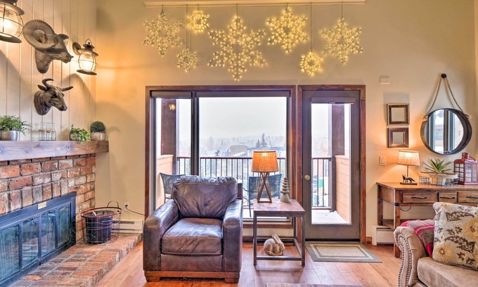 Historic District Condo | Near Chairlift: Breck Condo At Base of Peak 9!