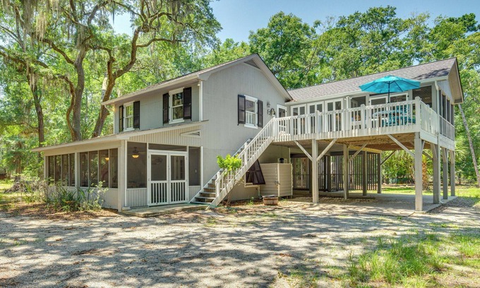 Edisto Island House | Near Edisto Beach State Park: Home w/Lanais!