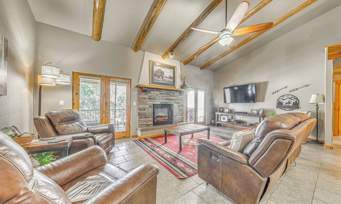 Bear Park House | Near Hiking Trails: Spacious Cloudcroft Retreat!