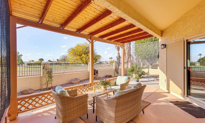Rancho del Lago House | Near Lakes & Trails: Mesa Home w/Golf Course View
