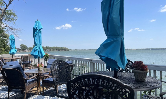 Clay County House | Near Okoboji, Lakeside Suite on Lost Island Lake