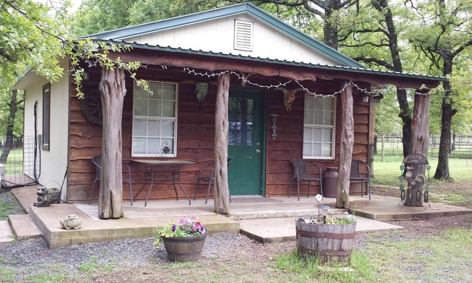 Katie Cabin | Near Turner Falls, Arbuckle Lake, Chickasaw National Park, & CrossBar Ranch.