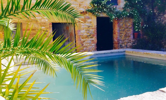 Saint-Pons-la-Calm House | Near UZES- CHARM- Village center- heated pool- Cozy-Very well equipped