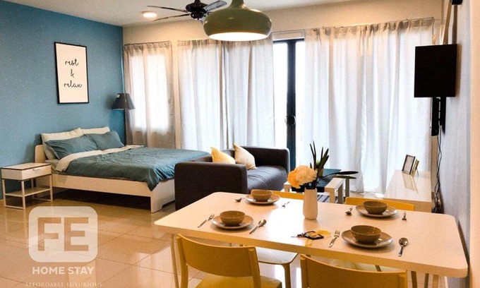 Shah Alam Apartment | Netflix WiFi Cozy Homestay Trefoil Setia Alam Shah Alam 沙亚南舒适温馨日租民宿