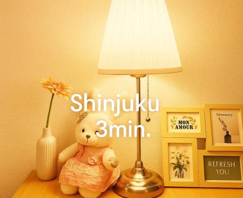 Okubo Apartment | New!편의점10초#신주쿠2분#신오쿠보역5분#12평#최대3명#부엌침실#나리타공항50분#러블리아파트#고급매트리스