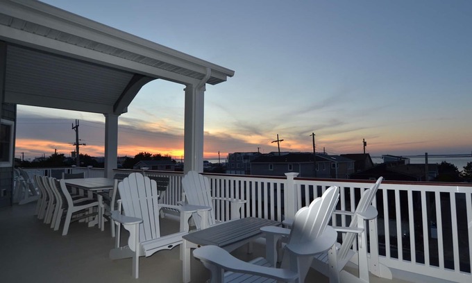 Holgate House | New 2019 Holgate (Beach Haven Inlet) 6 BRs Extensive Decks Sweeping Water Views