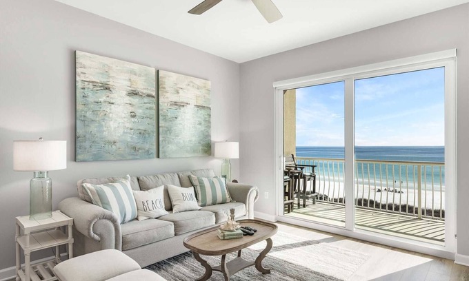 Miramar Beach Condo | NEW! 4th Floor, Pet Friendly Beach Retreat 406, Beach Service Gulf front views