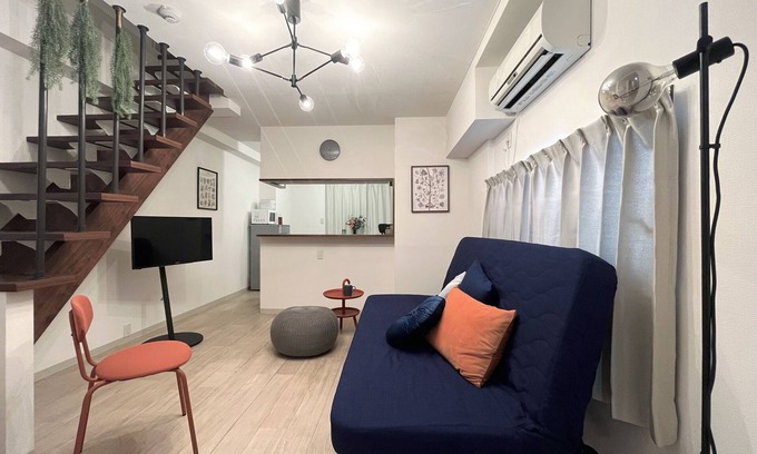 Nishi Apartment | NEW! 5 minutes walk to St, - Stylish Duplex -6/7F