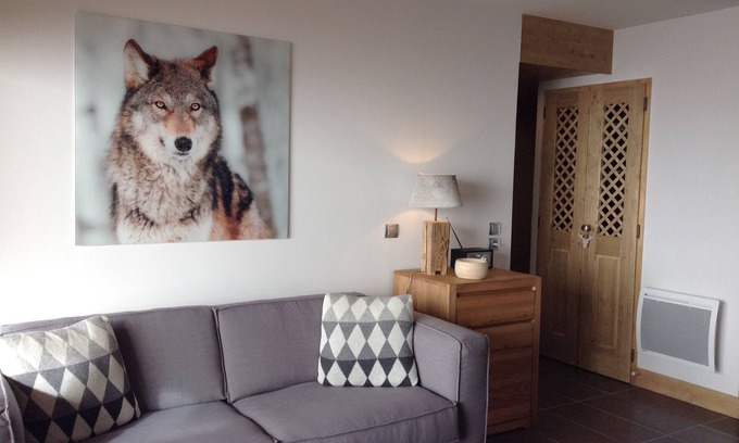 Champagny-en-Vanoise Apartment | NEW APARTMENT "Le Chardon Blanc" - CHAMPAGNY-LA PLAGNE- 50m cable car