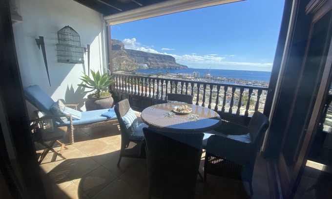 Lomo Quiebre Apartment | New apartment in the heart of Puerto de Mogan. Panoramic view