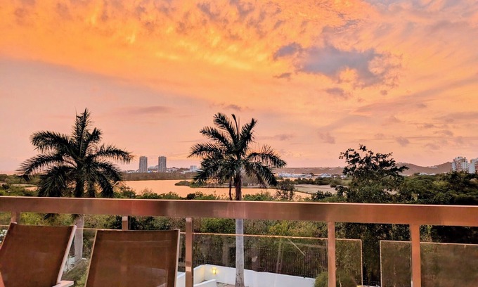 Maho Apartment | NEW! Azure Heaven, Breathtaking views, Pool, Gym