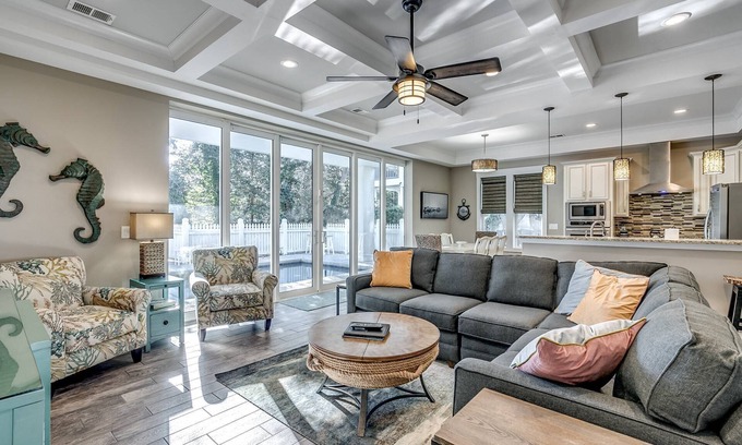 Windy Hill House | New! Beautiful Home with Private Pool in North Beach Resort & Villas-Only 150 Yards to Pools/Beach!