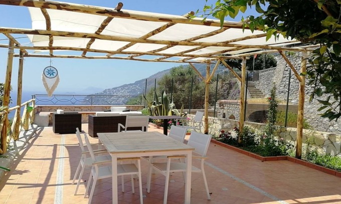 Conca dei Marini Villa | New Boutique Villa Donna Antonia near Amalfy and Positano sea view free wifi