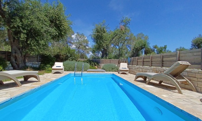 Magazia House | NEW - Charming typical house with private pool in an olive garden