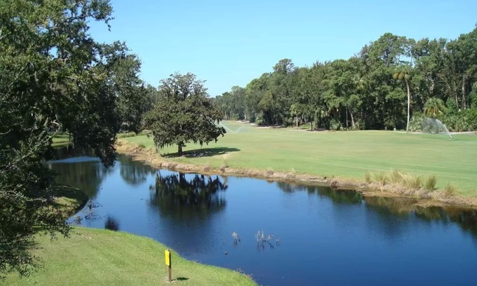 Shipyard Plantation Condo | New! Closest to Beach Gorgeous Luxury Golf Condo Bikes & Beach Gear included