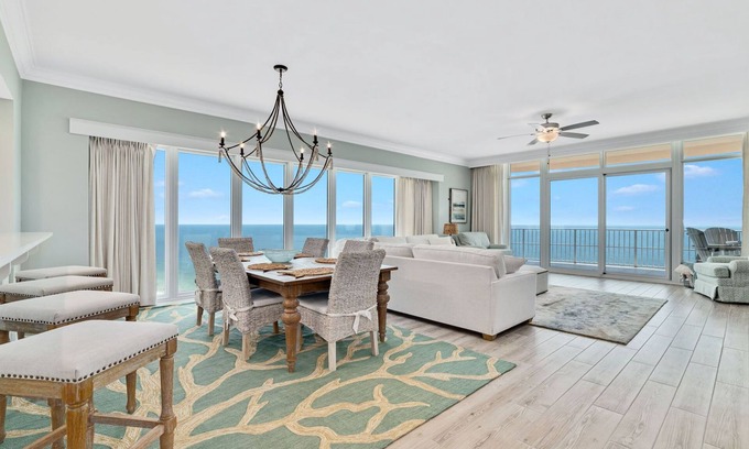 Orange Beach Condo | New Complex! Beachfront, Lazy River and Slide! Unmatched Views!