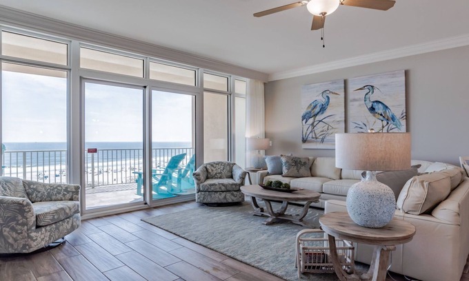 Orange Beach Condo | New Complex! Lazy River/Slide, Beachfront! 5th Floor