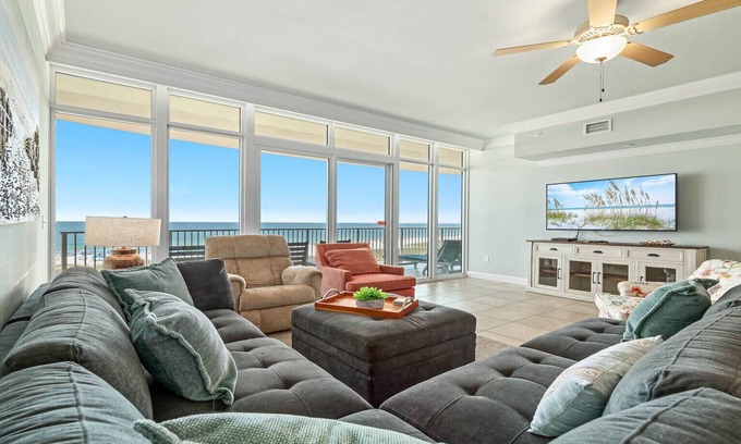 Orange Beach Condo | New Complex! Lazy River/Slide, Beachfront! 4th Floor!