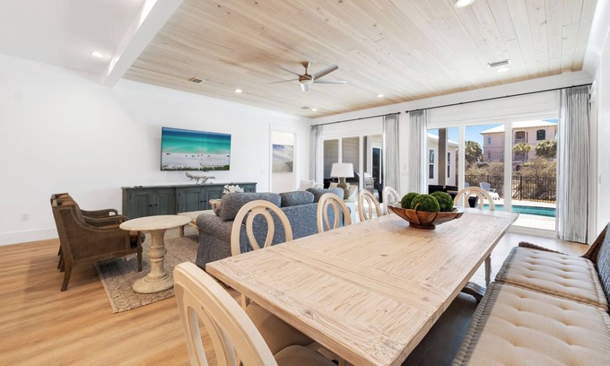 Seacrest House | New Construction 30A Home! Prvt Pool! 6-Seater Golf Cart! Bikes! Prvt Beach!