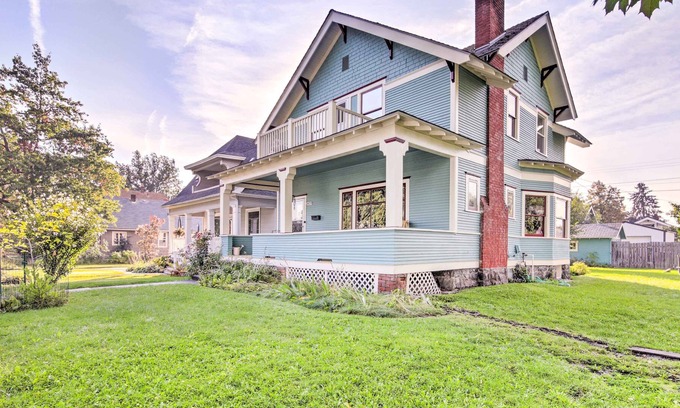West Central House | NEW! Cozy Historic Home with Hot Tub!