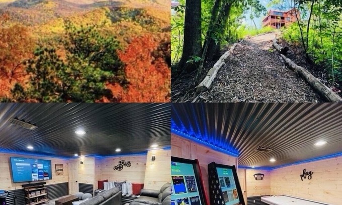 Sevierville Cabin | ❤️New “Crazy Amazing Cabin”, King Bds, 11 miles from Dollywood, Sleeps 21 ❤️