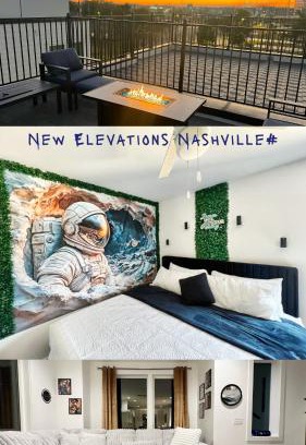 McFerrin Park Villa | New Elevations Rooftop 5 Min to Downtown Nash