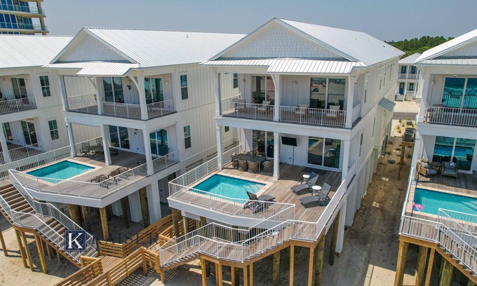Orange Beach House | New Gulf Front Home | Plunge Pool & Boardwalk | Ocean Edge 11, Orange Tide by Kaiser Vacations