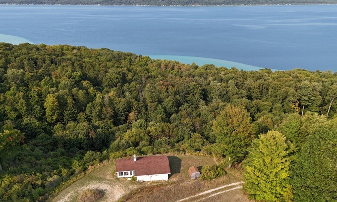 Frankfort Cottage | New! Hill Hideaway - Secluded and Peaceful with Incredible Lakeviews!