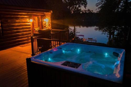 Crosslake Ski Chalet | New Hot Tub Fall Oasis with Amazing FawnLake Views