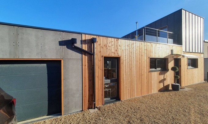 Plerin House | New house with sea view and heated above-ground pool