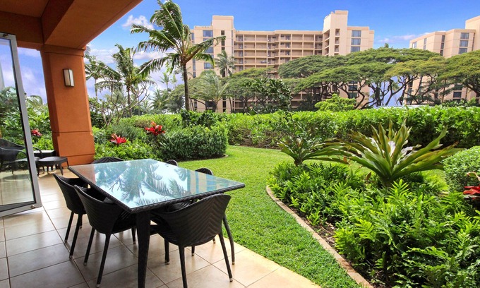 Honokowai Condo | New Listing 20% off! HUGE 2br/2ba quiet private yard 1 minute to pool~Honua Kai