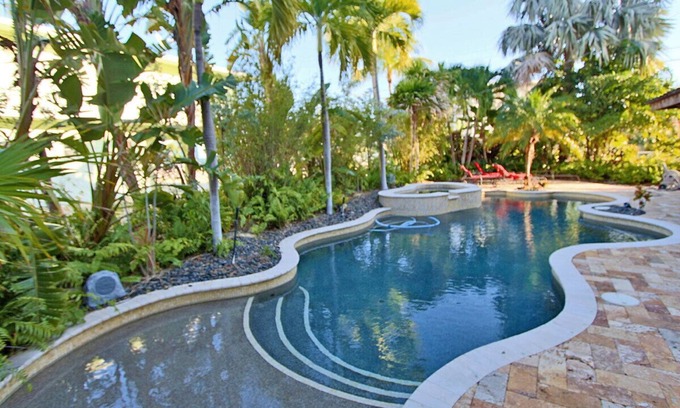 Venetian Shores Villa | New Listing Canal Home Snake Creek with Bay&Ocean Access Tiki&Pool 100ft Dockage