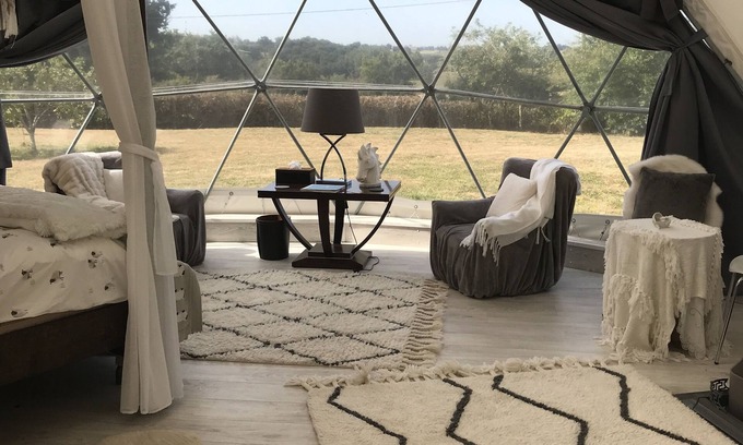 Saint-Sulpice Cabin | NEW LISTING! Luxury Glamping Dome