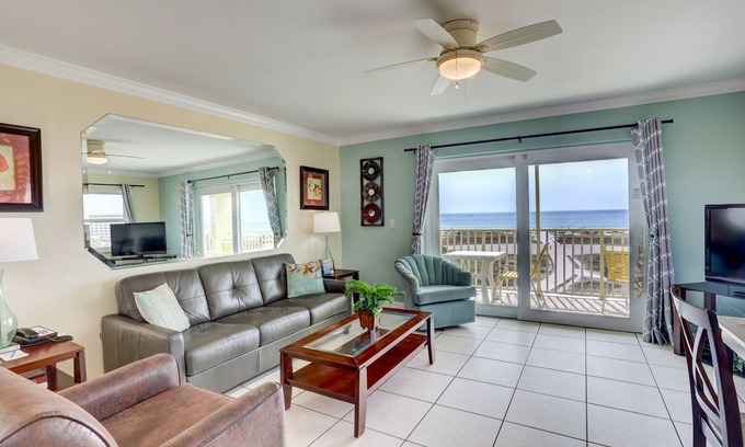 Treasure Island Condo | New Listing! South Beach 608 on Treasure Island Gulf Front Direct Beach Access