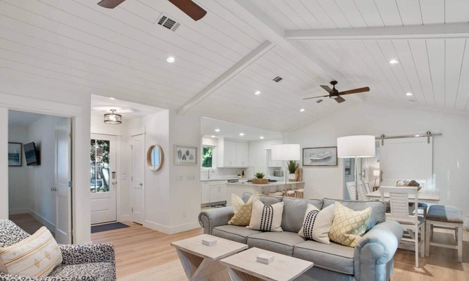 North Forest Beach House | New Listing: Remodeled Coastal Bungalow, Steps to Beach, North Forest Beach, 2 Master Suites