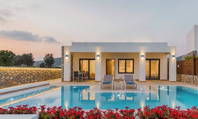 Kattavia Villa | New Luxury Villa with Private Swimming Pool & BBQ, 5 Min. From Prasonisi Beach!