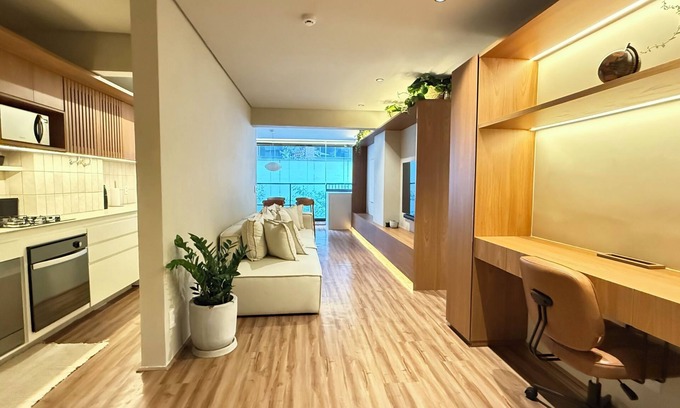 Pinheiros Apartment | New, modern, and complete. 74m2 of luxury and comfort.