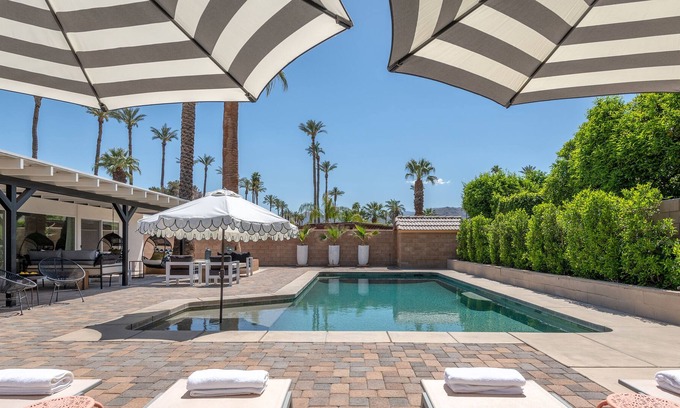 Rancho Mirage House | **NEW*Modern Spanish Revival Bungalow w/ Pool, Mt. Views, 4bd/3bth