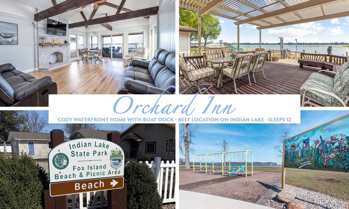 Saint Johns House | NEW! Orchard Inn - WATERFRONT 4BR/2BA - Walk 2 Beach/Park/Rentals/Playground