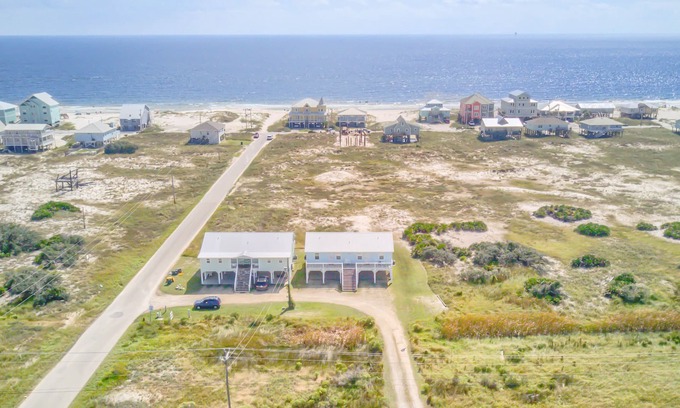 Fort Morgan House | New Owner Listing! 900' to PRIVATE Beach Access! Gulf & Mobile Bay Views!